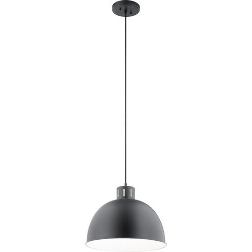 Zailey 1 Light 16 inch Black Pendant Ceiling Light