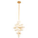 Amani 9 Light 20 inch Royal Gold Pendant Ceiling Light