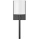 Galerie Avenue LED 6 inch Black ADA Indoor Wall Sconce Wall Light