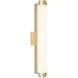 Burlington LED 4.65 inch Matte Gold Bathroom Wall Light