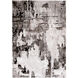 Ayda 90 X 63 inch Black/Grey Rug in 5 x 7