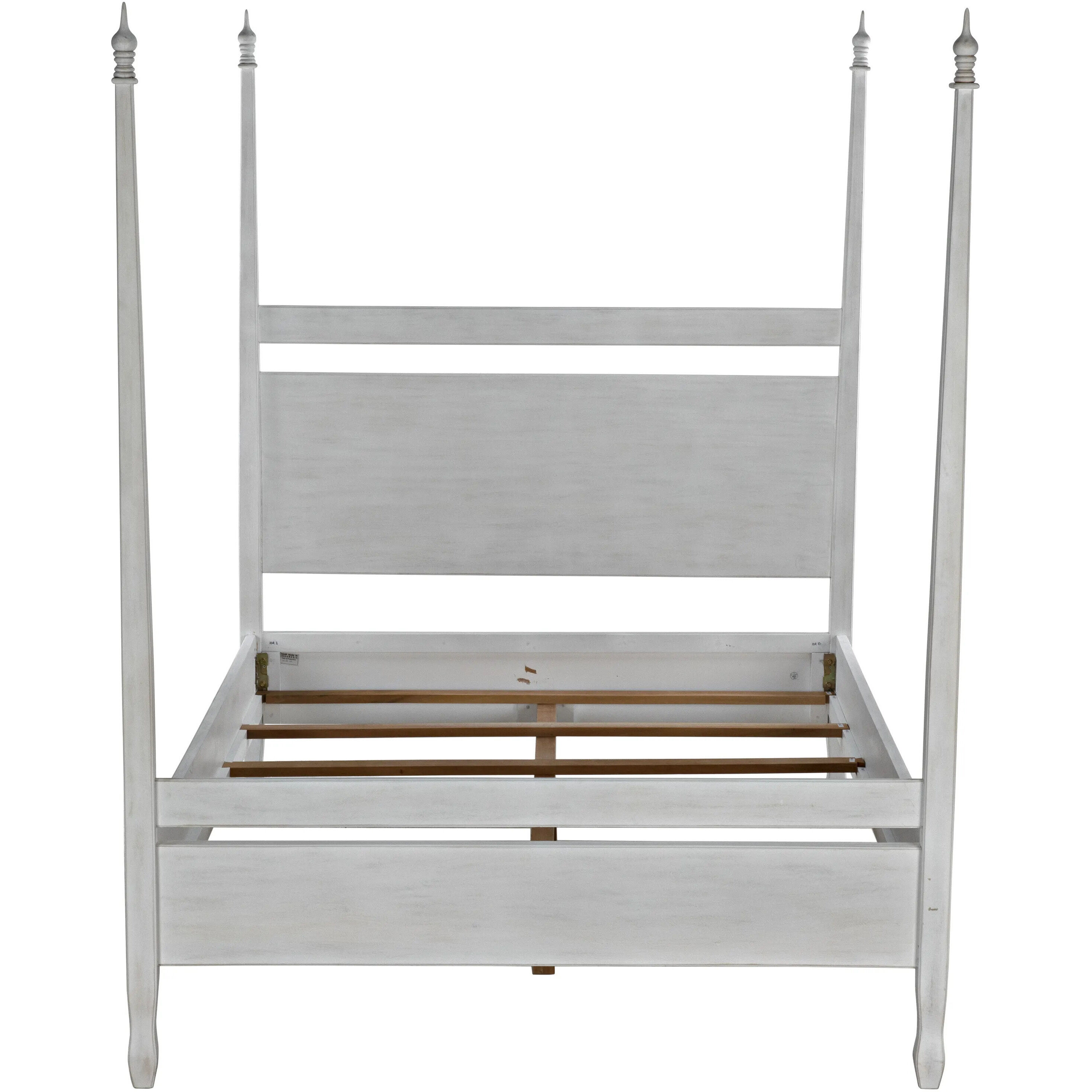 Venice White Wash Bed, Queen