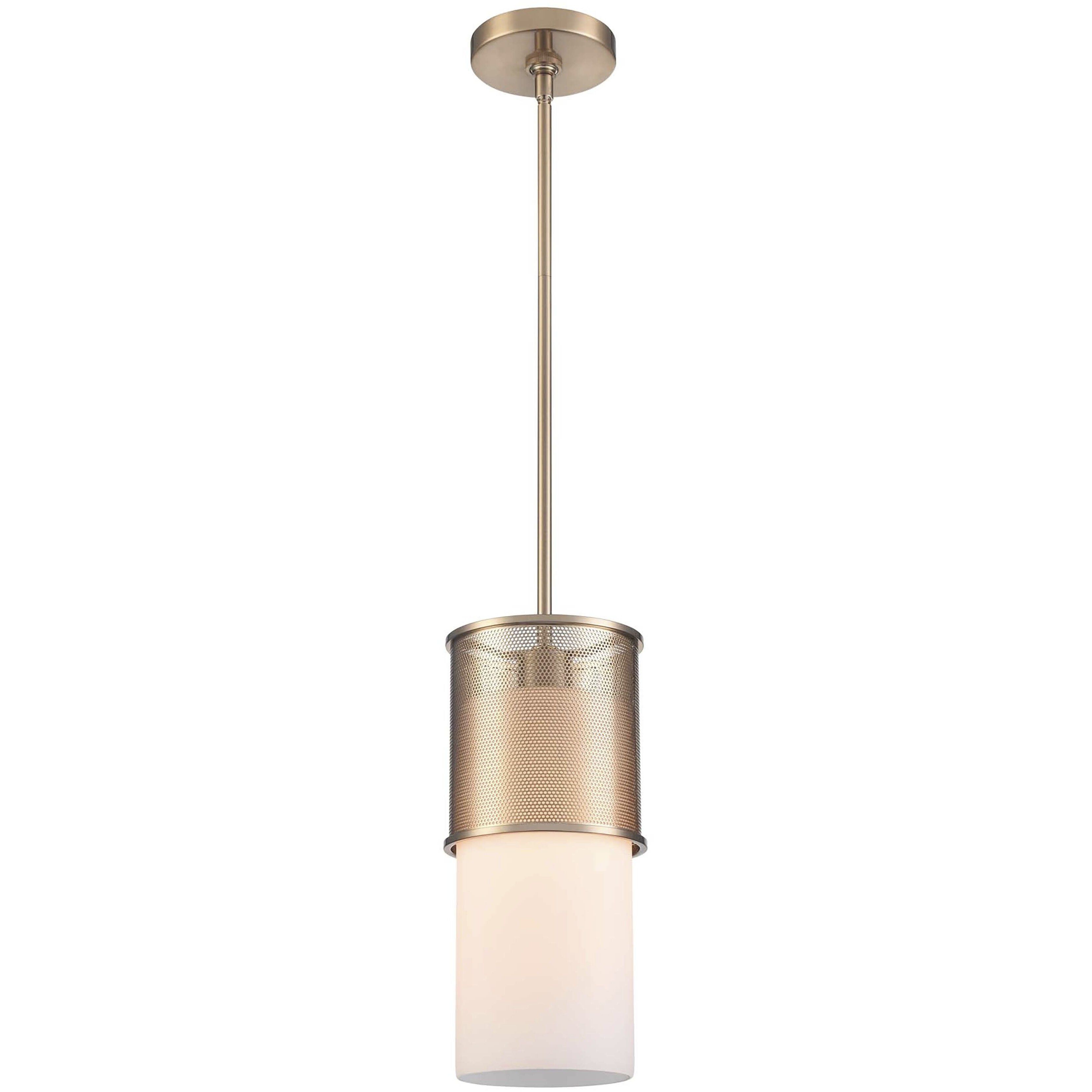 Esteem 1 Light 6 inch Aged Brass Mini Pendant Ceiling Light