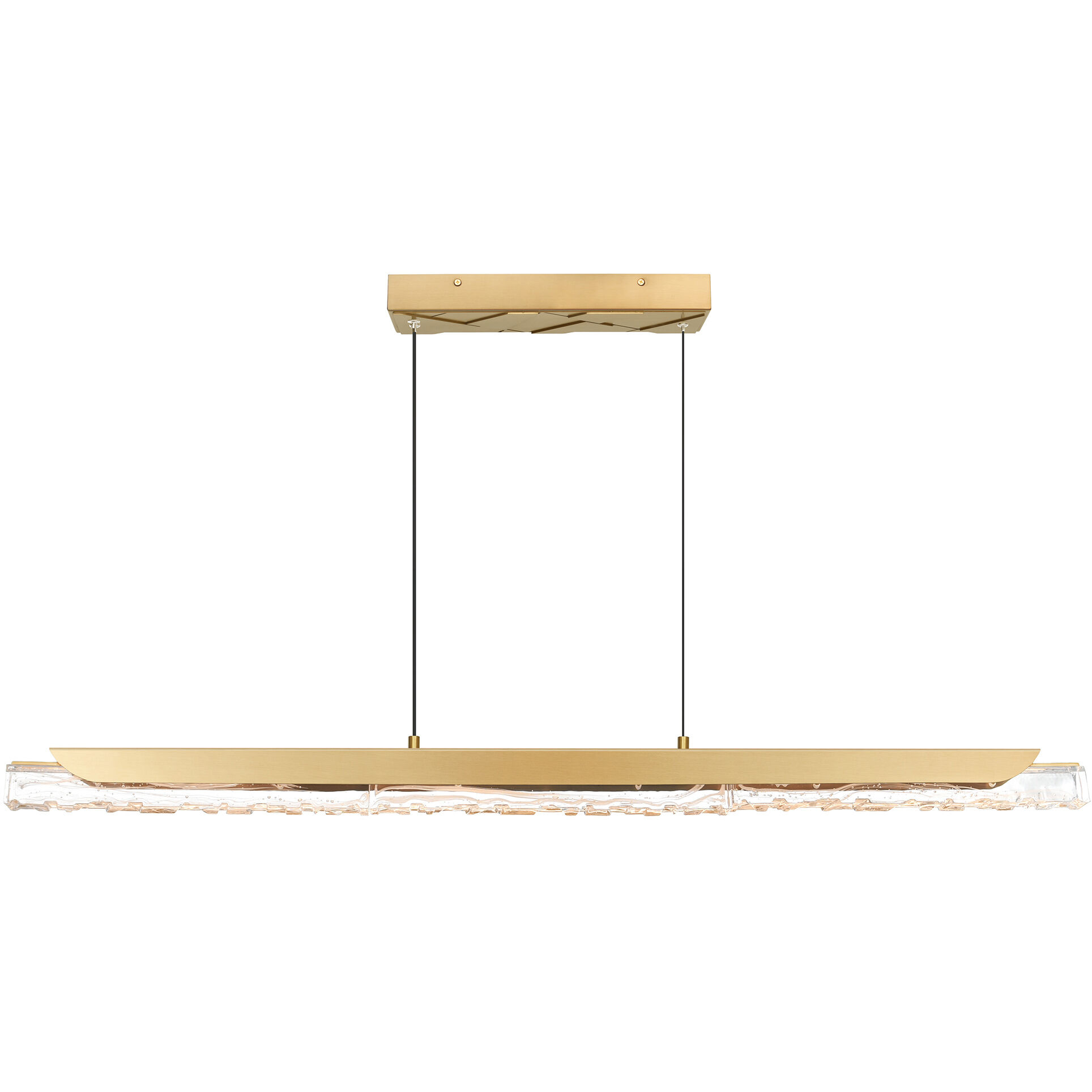 Valira LED 47 inch Brass Chandelier Ceiling Light