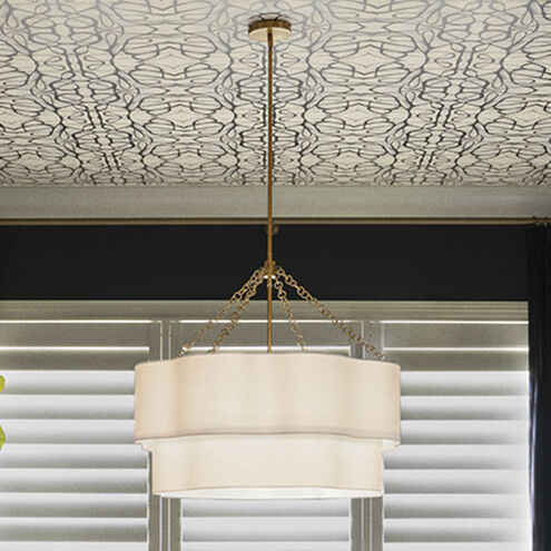 Gwen 8 Light 32 inch Lacquered Brass Chandelier Ceiling Light