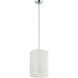 Swirled 3 Light 12 inch Chrome Pendant Ceiling Light