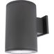 Tube Arch LED 6.25 inch Graphite Sconce Wall Light in Flood, 85, 4000K, Towards Wall