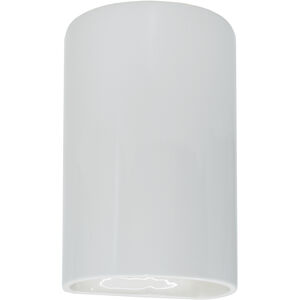 Ambiance 1 Light 5.75 inch Gloss White Wall Sconce Wall Light in Incandescent, Small