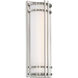 Skyscraper LED 18 inch Stainless Steel Outdoor Wall Light in 3500K, 18in.