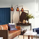 Artifact 86 inch 60 watt Dark Walnut and Espresso Bronze Arc Floor Lamp Portable Light