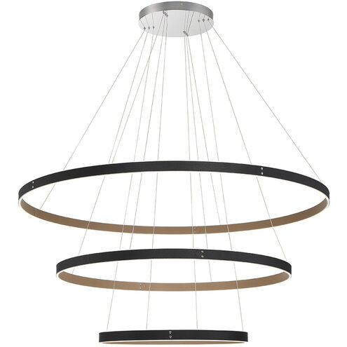 Verdura LED 60 inch Black Chandelier Ceiling Light