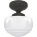 Saddle Creek 1 Light 7 inch Noble Bronze Semi Flush Mount Ceiling Light