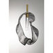Norah 1 Light 5.5 inch Gold Standard Pendant Ceiling Light in Smoke