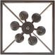 Lacey 6 Light 16 inch Antique Silver Leaf Pendant Ceiling Light