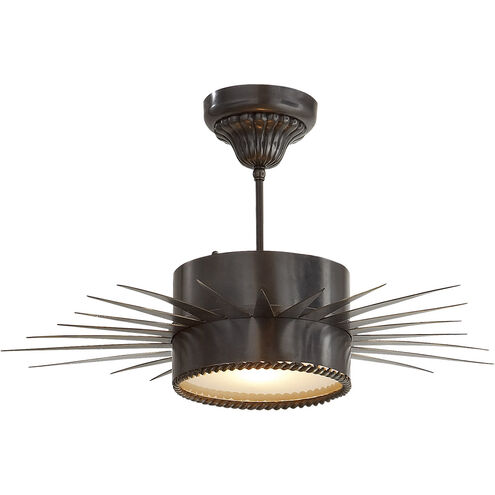 Suzanne Kasler Soleil 1 Light 24 inch Bronze Semi-Flush Mount Ceiling Light, Medium