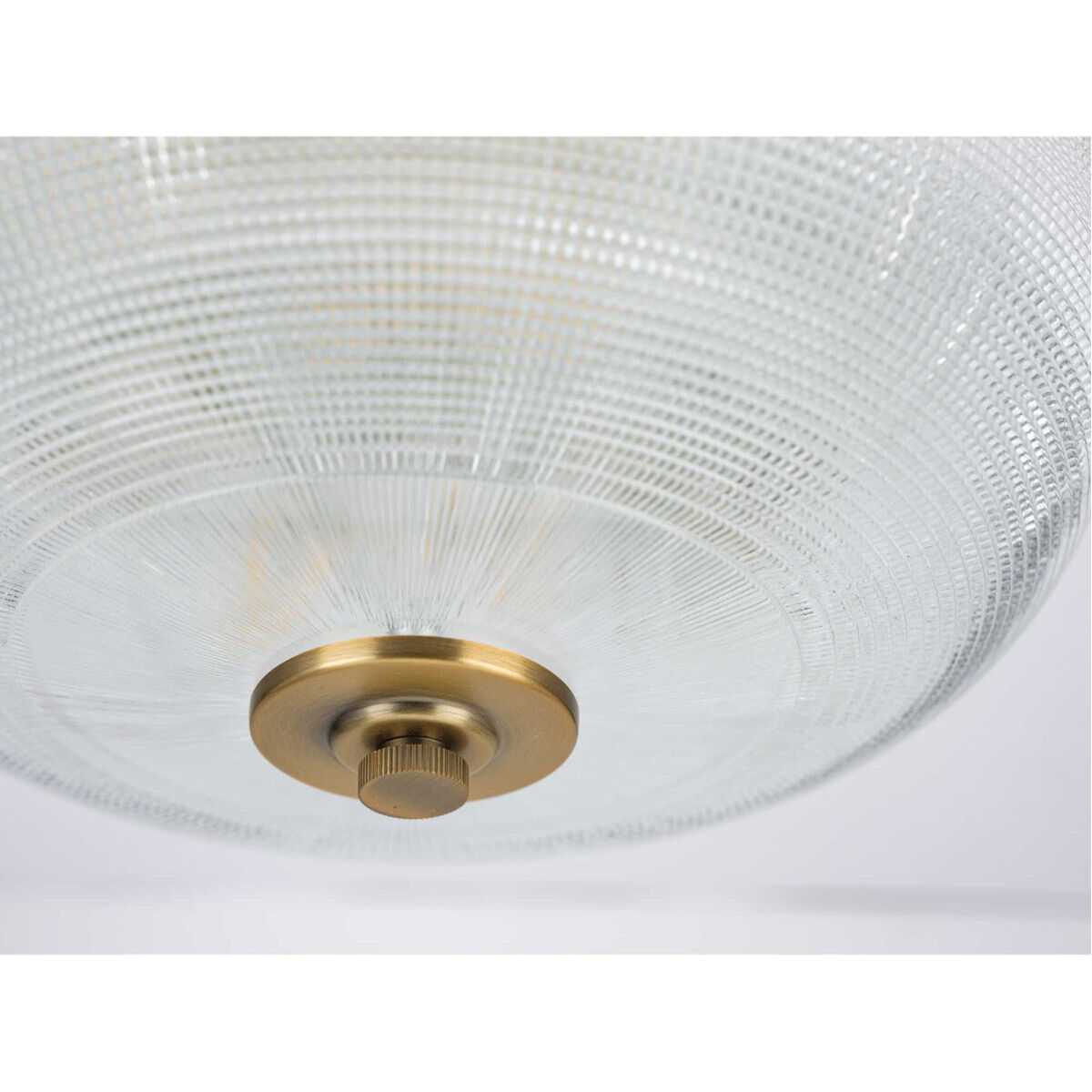 Archie 2 Light 12.38 inch Vintage Brass Flush Mount Ceiling Light