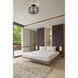 Titania 4 Light 14 inch Matte Black Semi Flush Mount Ceiling Light in 7
