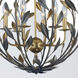 Broche 6 Light 21 inch English Bronze and Antique Gold Chandelier Ceiling Light