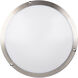 Solero II LED 12 inch Brushed Steel Flush Mount Ceiling Light