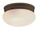 Dash 1 Light 8 inch Rubbed Oil Bronze Flushmount Ceiling Light