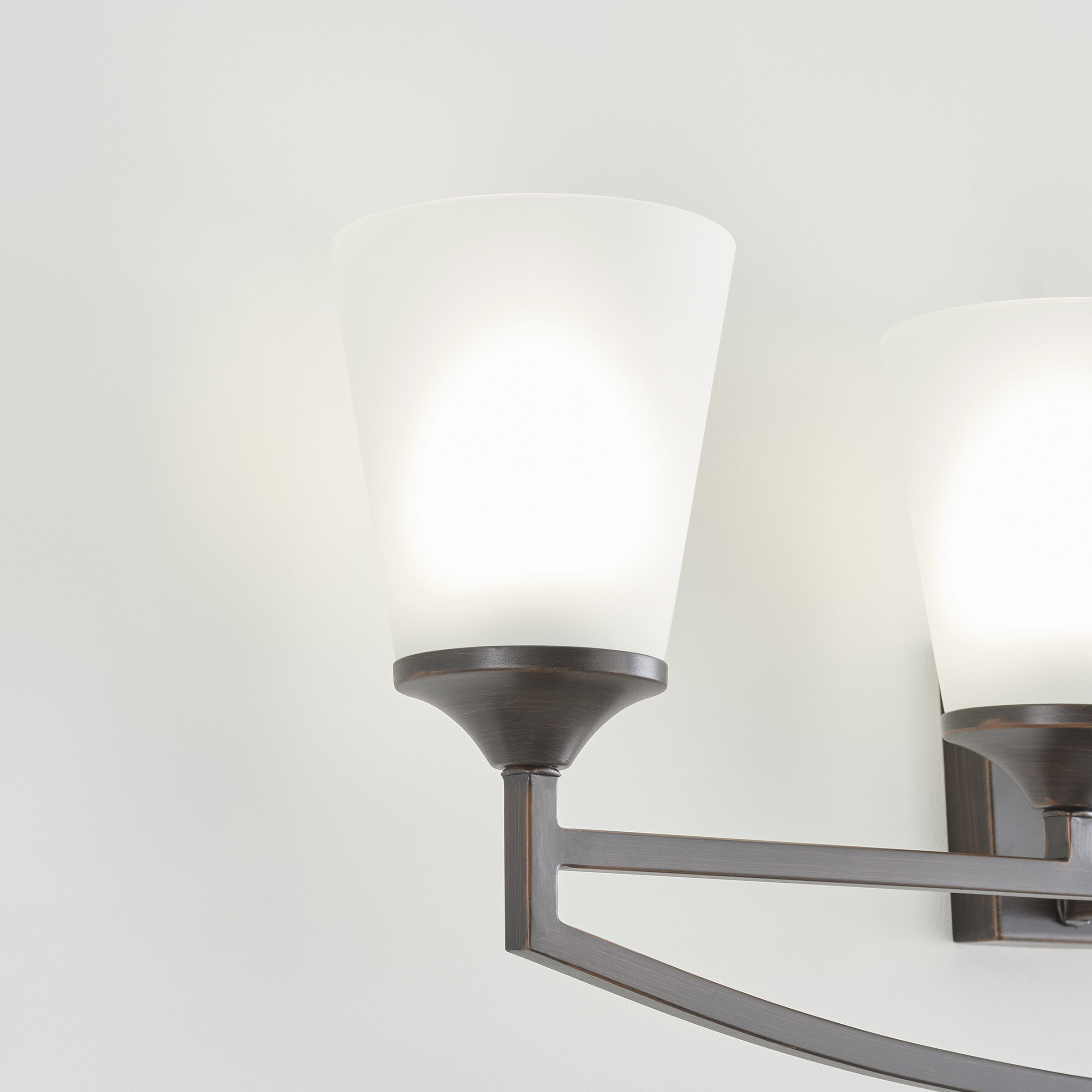 Hanford 4 Light 33.5 inch Bronze Bath Vanity Wall Sconce Wall Light