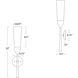 Mousseaux 1 Light 4.75 inch Natural Brass Sconce Wall Light