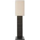 Anne-Marie Barton Fumar 34 inch 8.00 watt Ridged Carbon Statement Table Lamp Portable Light