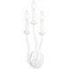 Reign 3 Light 7 inch Gesso White ADA Wall Sconce Wall Light