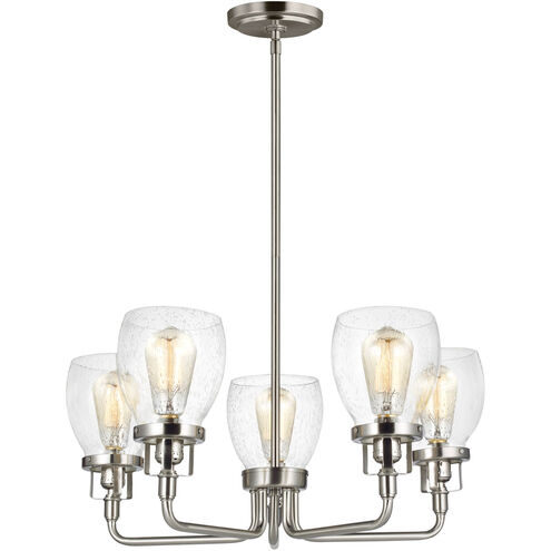 Belton 5 Light 23.88 inch Brushed Nickel Chandelier Ceiling Light