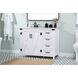 Grant 42 X 19 X 34 inch White Vanity Sink Set in Not Included