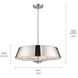 Luella 4 Light 22 inch Polished Nickel Pendant Ceiling Light