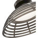 Corlander LED 18 inch Bronze Outdoor Semi-Flush Mount, dweLED