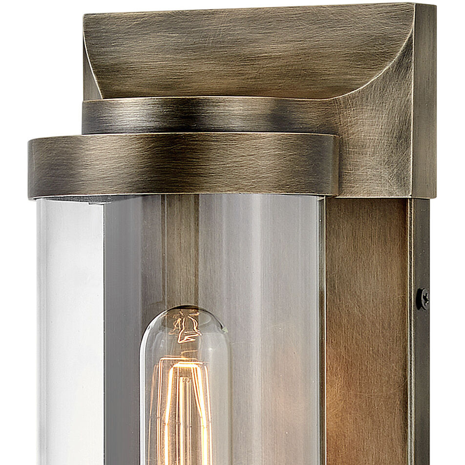 Pearson LED 14 inch Burnished Bronze Outdoor Wall Mount Lantern, Medium