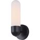 Bevin 1 Light 4.75 inch Black Wall Light