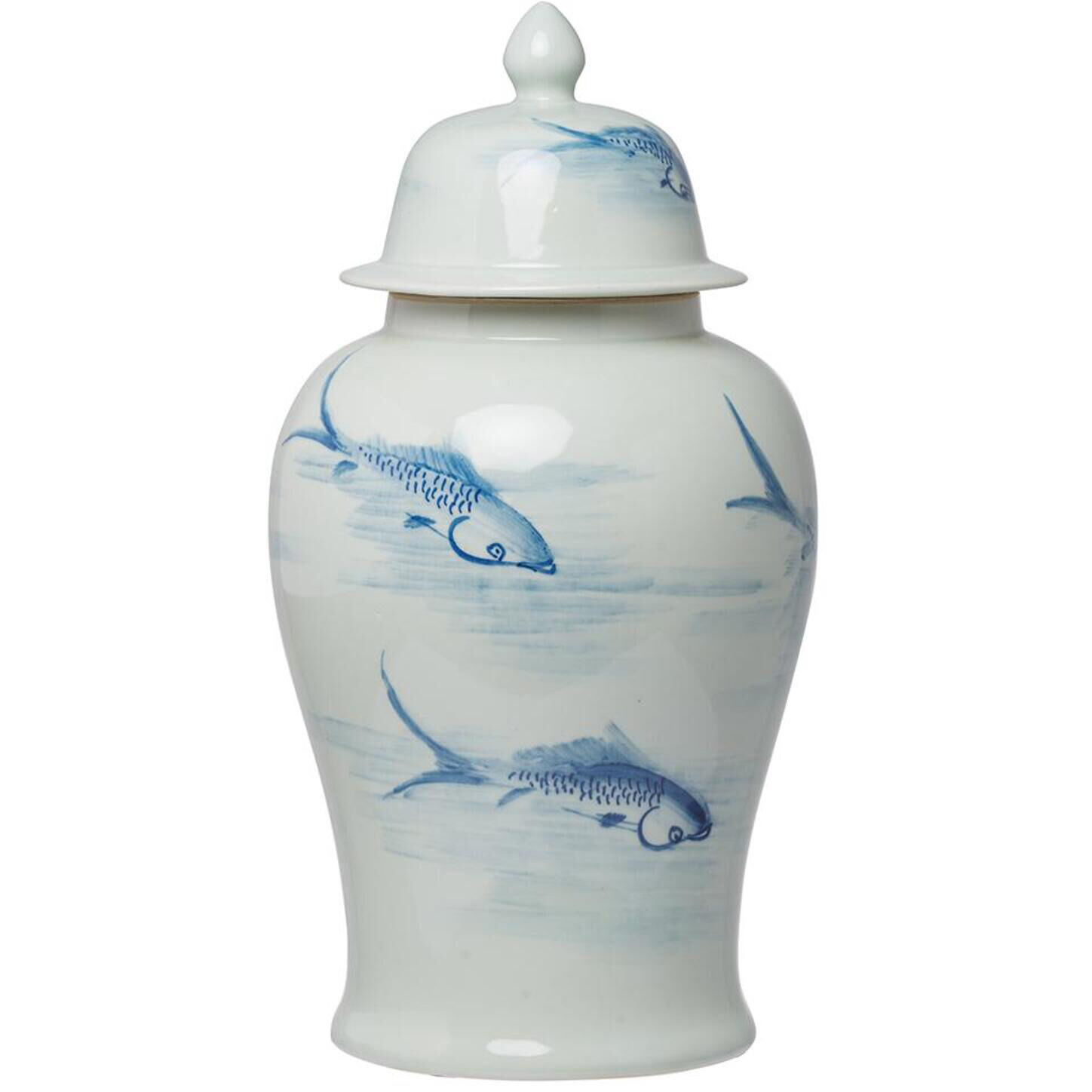 Koi 18.9 X 9.4 inch Vase