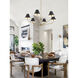 Xavier 6 Light 48 inch Vibrant Gold Chandelier Ceiling Light in Vibrant Gold and Matte Black