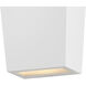 Coastal Elements Cruz LED 11 inch Textured White Outdoor Wall Mount Lantern