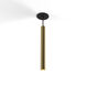 Combi LED 1.5 inch Brass Pendant Ceiling Light, Suspension / Flush Mount 2-in-1