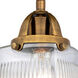 Nouveau 2 Colton 1 Light 6 inch Brushed Brass Mini Pendant Ceiling Light