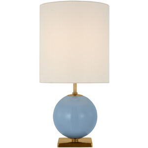 kate spade new york Elsie 20.5 inch 15 watt Blue Table Lamp Portable Light, Small