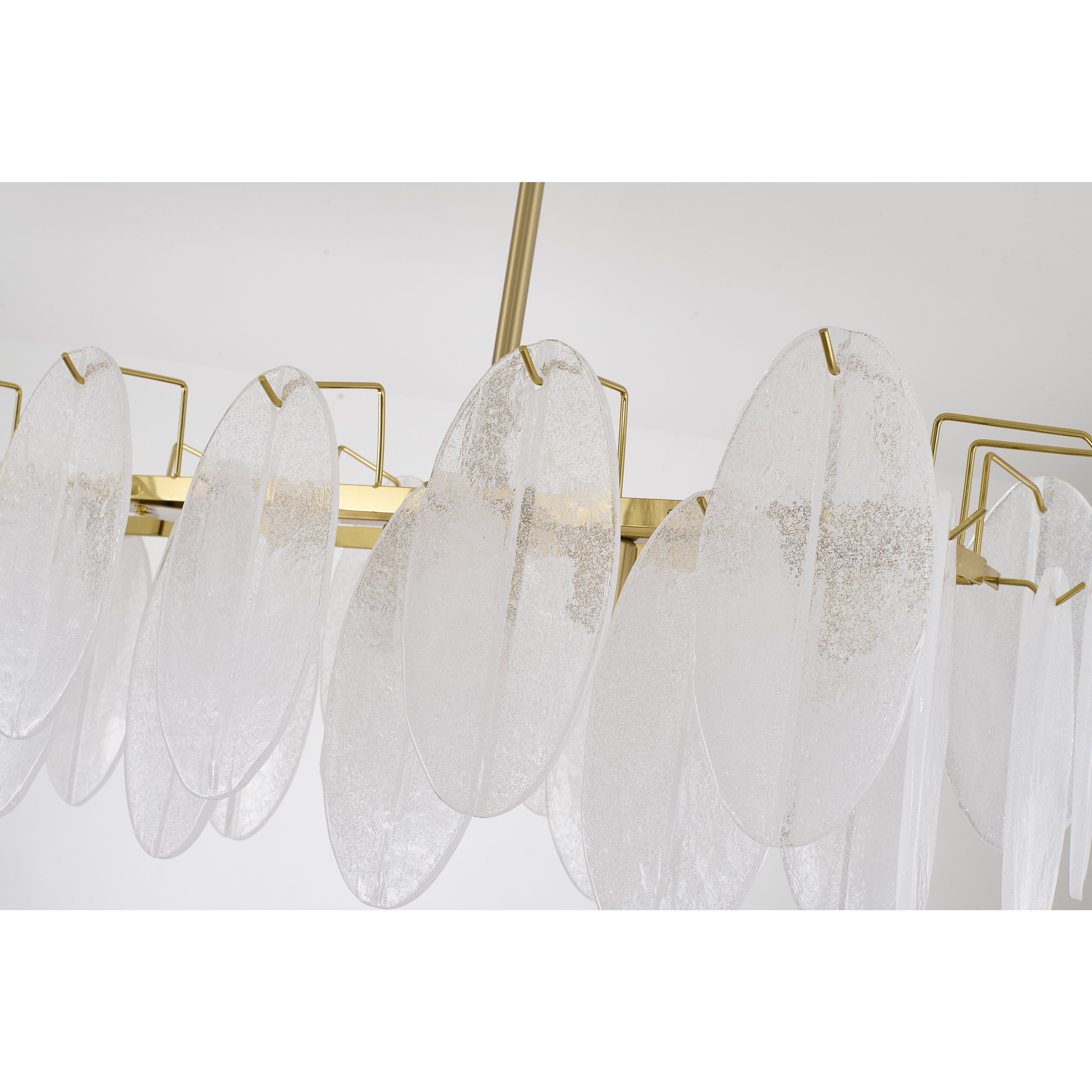 LA Series 8 Light 12 inch Brass Chandelier Ceiling Light