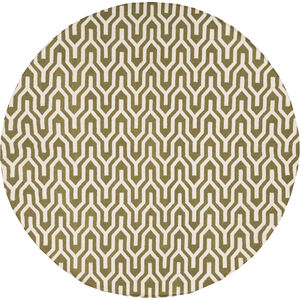Fallon 96 X 96 inch Teal, Ivory Rug