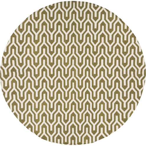 Fallon 96 X 96 inch Teal, Ivory Rug