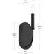 Reines 1 Light 4.5 inch Matte Black Wall Sconce Wall Light
