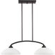 Somerset 2 Light 34 inch English Bronze Linear Chandelier Ceiling Light