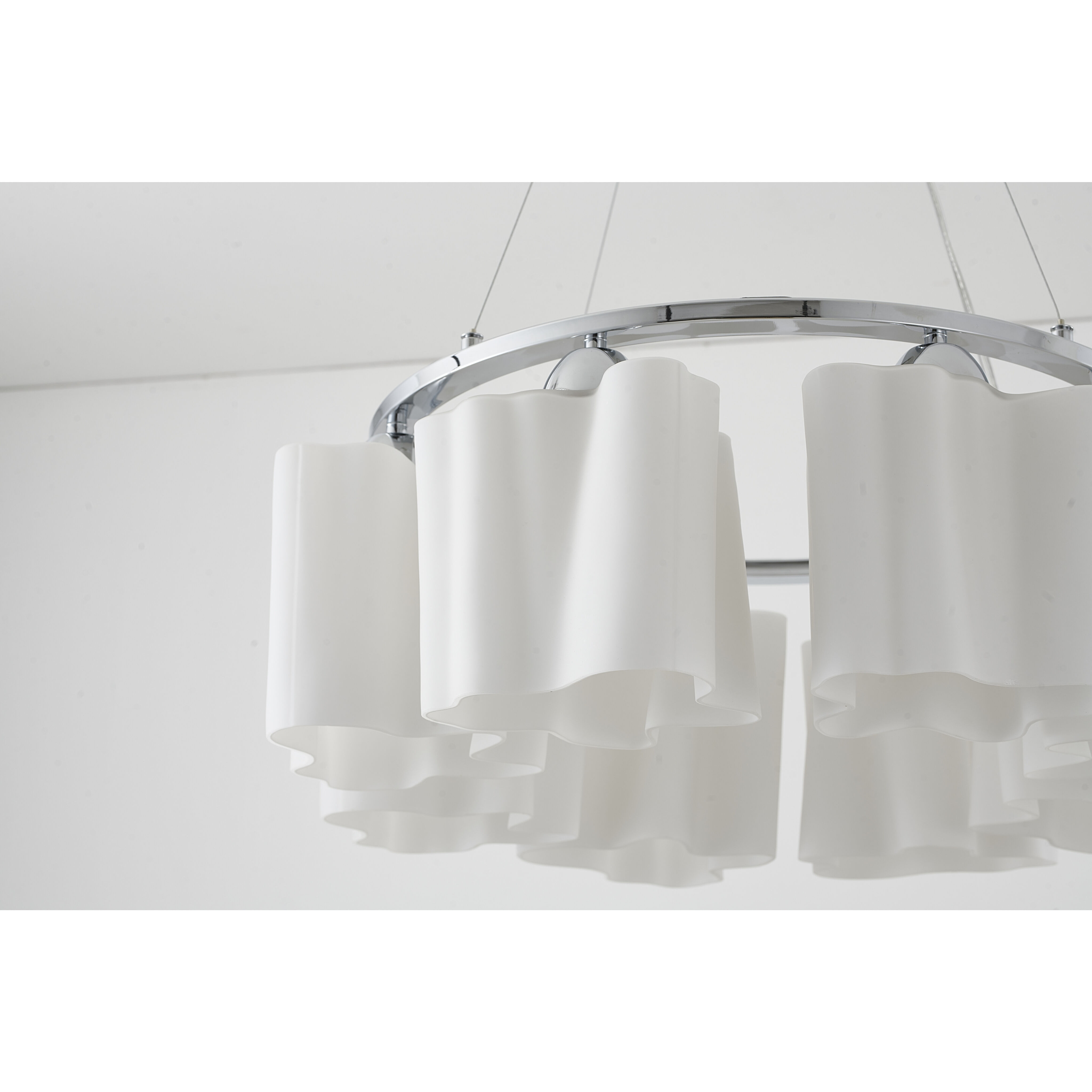 Canada 8 Light 27.5 inch Chrome Chandelier Ceiling Light