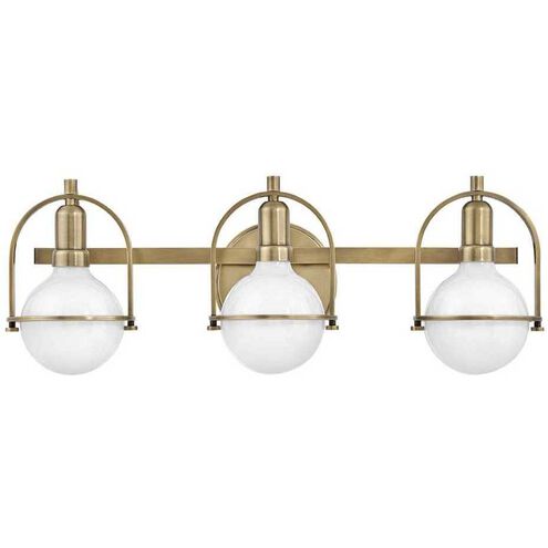 Somerset LED 25 inch Heritage Brass Vanity Light Wall Light