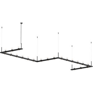 Intervals LED 204 inch Satin Black Pendant Ceiling Light