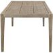 Kirkham 92 X 29.75 inch Cerused Wheat Outdoor Dining Table