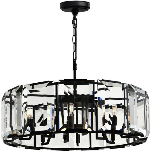 Jacquet 12 Light 31 inch Black Chandelier Ceiling Light